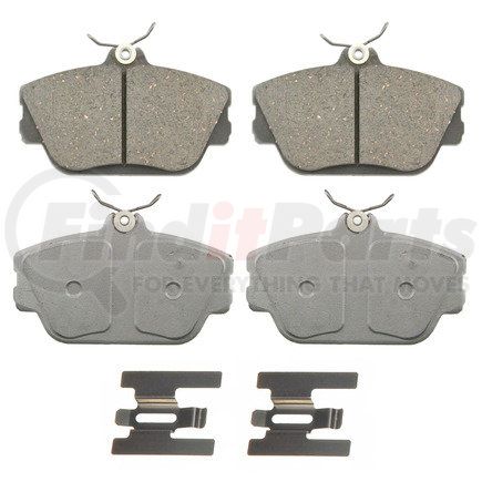 QC598 by WAGNER - Wagner Brake ThermoQuiet QC598 Ceramic Disc Brake Pad Set