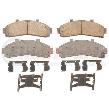 QC652 by WAGNER - Wagner Brake ThermoQuiet QC652 Ceramic Disc Brake Pad Set