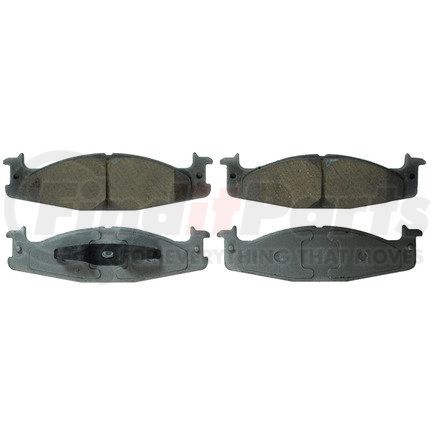 QC632 by WAGNER - Wagner Brake ThermoQuiet QC632 Ceramic Disc Brake Pad Set