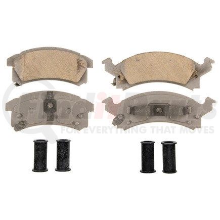 QC673 by WAGNER - Wagner Brake ThermoQuiet QC673 Ceramic Disc Brake Pad Set