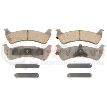 QC667 by WAGNER - Wagner Brake ThermoQuiet QC667 Ceramic Disc Brake Pad Set