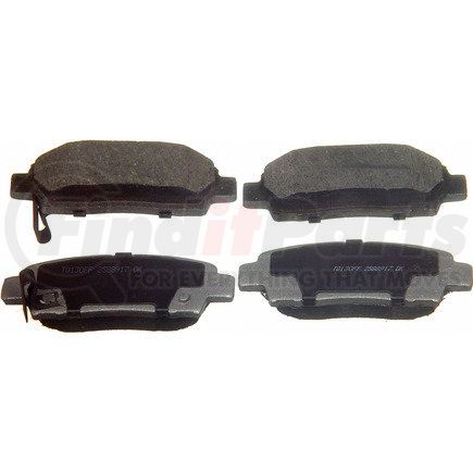 QC672 by WAGNER - Wagner Brake ThermoQuiet QC672 Ceramic Disc Brake Pad Set