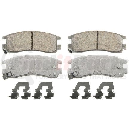 QC714 by WAGNER - Wagner Brake ThermoQuiet QC714 Ceramic Disc Brake Pad Set