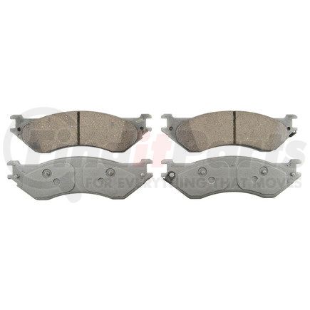 QC702A by WAGNER - Wagner Brake ThermoQuiet QC702A Ceramic Disc Brake Pad Set