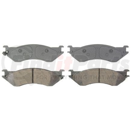 QC702 by WAGNER - Wagner Brake ThermoQuiet QC702 Ceramic Disc Brake Pad Set