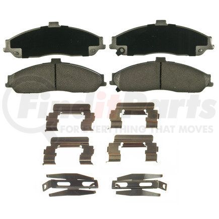 QC731 by WAGNER - Wagner Brake ThermoQuiet QC731 Ceramic Disc Brake Pad Set