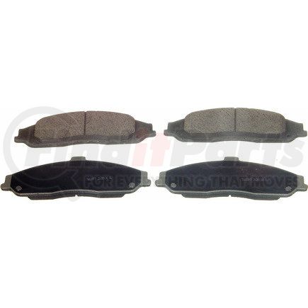 QC731A by WAGNER - Wagner Brake ThermoQuiet QC731A Ceramic Disc Brake Pad Set