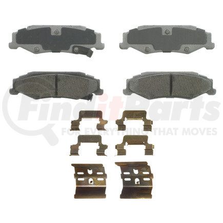QC732A by WAGNER - Wagner Brake ThermoQuiet QC732A Ceramic Disc Brake Pad Set
