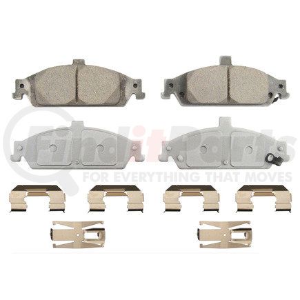 QC727 by WAGNER - Wagner Brake ThermoQuiet QC727 Ceramic Disc Brake Pad Set