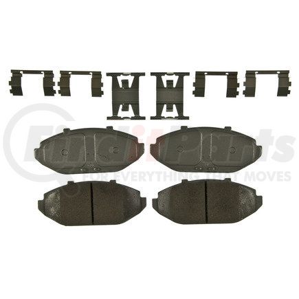 QC748 by WAGNER - Wagner Brake ThermoQuiet QC748 Ceramic Disc Brake Pad Set