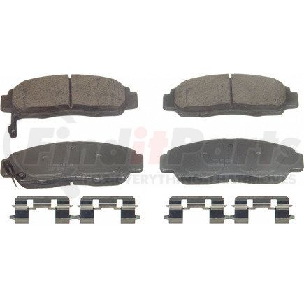 QC787 by WAGNER - Wagner Brake ThermoQuiet QC787 Ceramic Disc Brake Pad Set