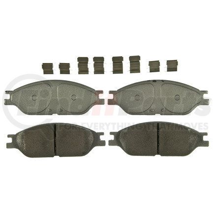 QC803 by WAGNER - Wagner Brake ThermoQuiet QC803 Ceramic Disc Brake Pad Set