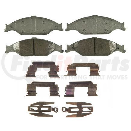 QC804 by WAGNER - Wagner Brake ThermoQuiet QC804 Ceramic Disc Brake Pad Set