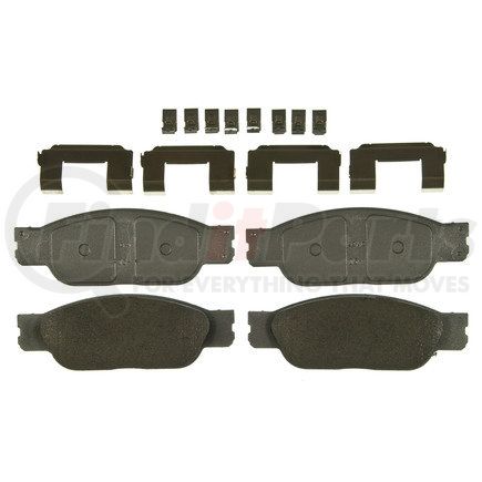 QC805 by WAGNER - Wagner Brake ThermoQuiet QC805 Ceramic Disc Brake Pad Set