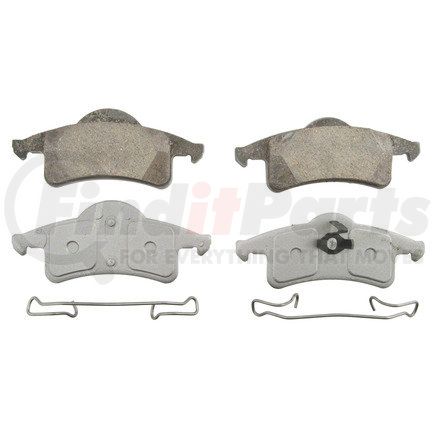 QC791 by WAGNER - Wagner Brake ThermoQuiet QC791 Ceramic Disc Brake Pad Set