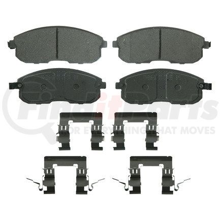 QC815D by WAGNER - Wagner Brake ThermoQuiet QC815D Ceramic Disc Brake Pad Set