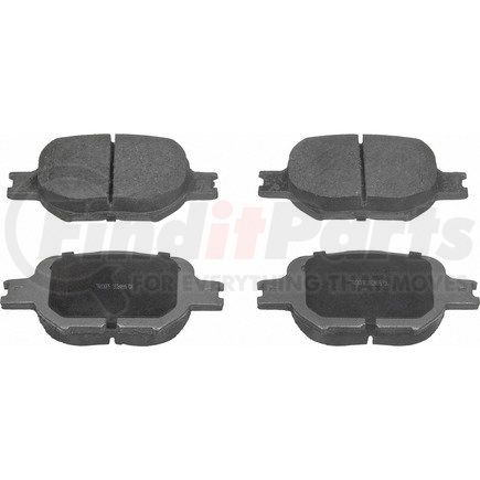 QC817 by WAGNER - Wagner Brake ThermoQuiet QC817 Ceramic Disc Brake Pad Set