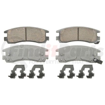 QC814 by WAGNER - Wagner Brake ThermoQuiet QC814 Ceramic Disc Brake Pad Set