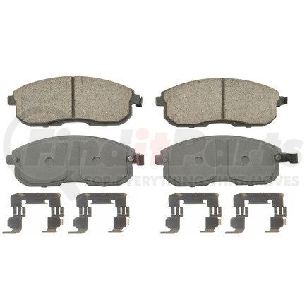 QC815 by WAGNER - Wagner Brake ThermoQuiet QC815 Ceramic Disc Brake Pad Set