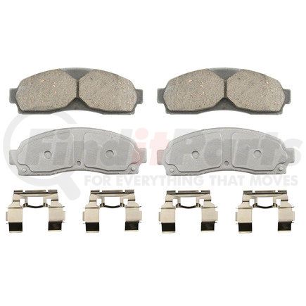 QC833 by WAGNER - Wagner Brake ThermoQuiet QC833 Ceramic Disc Brake Pad Set