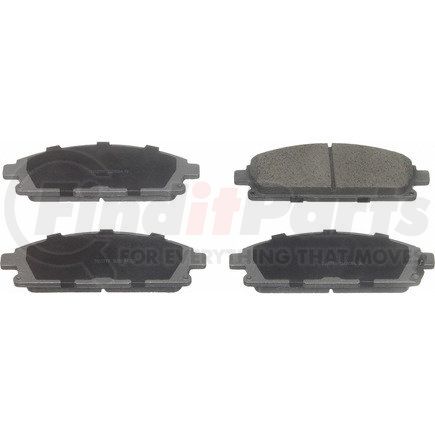 QC855A by WAGNER - Wagner Brake ThermoQuiet QC855A Ceramic Disc Brake Pad Set