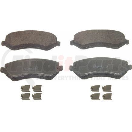 QC856A by WAGNER - Wagner Brake ThermoQuiet QC856A Ceramic Disc Brake Pad Set