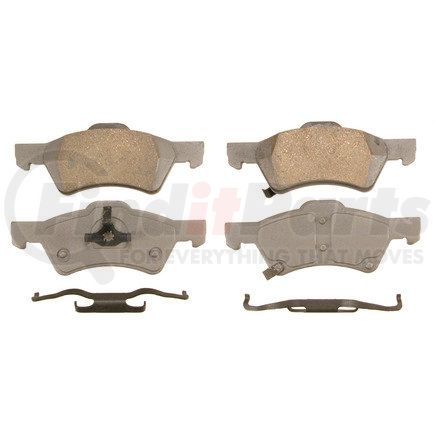 QC857 by WAGNER - Wagner Brake ThermoQuiet QC857 Ceramic Disc Brake Pad Set