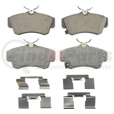 QC841 by WAGNER - Wagner Brake ThermoQuiet QC841 Ceramic Disc Brake Pad Set