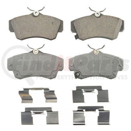 QC841 by WAGNER - Wagner Brake ThermoQuiet QC841 Ceramic Disc Brake Pad Set