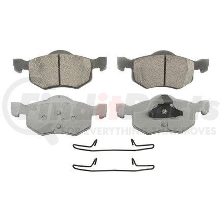 QC843 by WAGNER - Wagner Brake ThermoQuiet QC843 Ceramic Disc Brake Pad Set