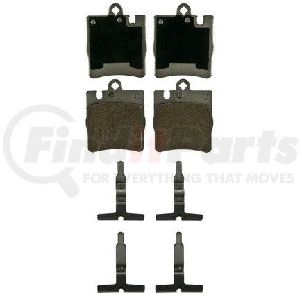 QC876 by WAGNER - Wagner Brake ThermoQuiet QC876 Ceramic Disc Brake Pad Set