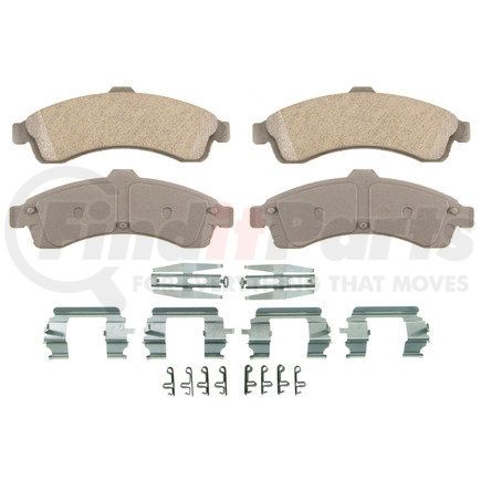 QC882 by WAGNER - Wagner Brake ThermoQuiet QC882 Ceramic Disc Brake Pad Set