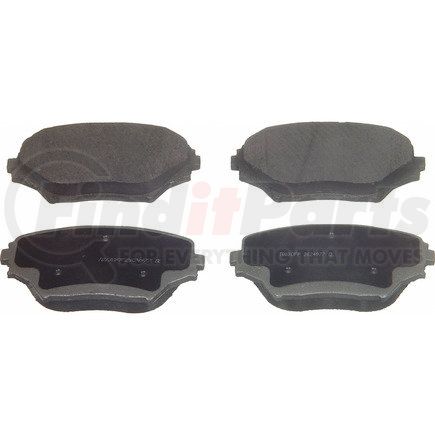 QC862 by WAGNER - Wagner Brake ThermoQuiet QC862 Ceramic Disc Brake Pad Set