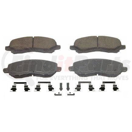 QC866A by WAGNER - Wagner Brake ThermoQuiet QC866A Ceramic Disc Brake Pad Set