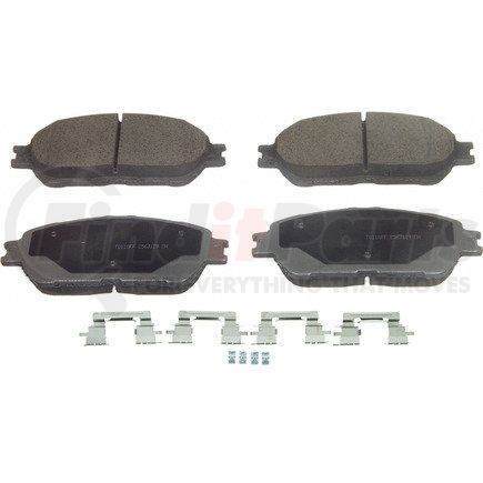 QC906A by WAGNER - Wagner Brake ThermoQuiet QC906A Ceramic Disc Brake Pad Set