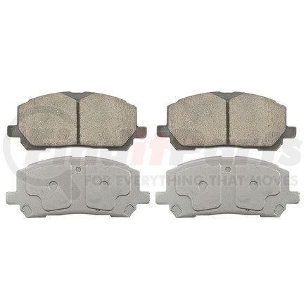 QC884 by WAGNER - Wagner Brake ThermoQuiet QC884 Ceramic Disc Brake Pad Set