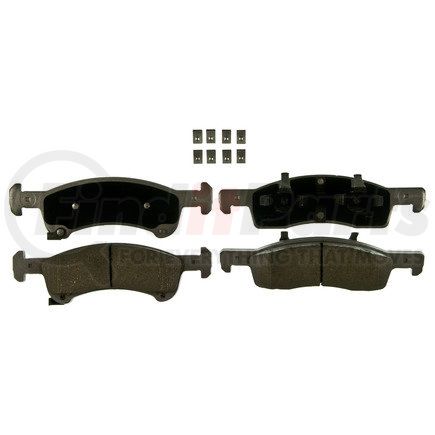 QC934 by WAGNER - Wagner Brake ThermoQuiet QC934 Ceramic Disc Brake Pad Set