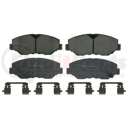 QC914A by WAGNER - Wagner Brake ThermoQuiet QC914A Ceramic Disc Brake Pad Set