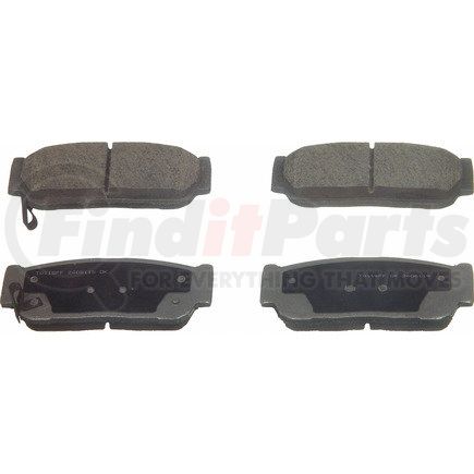 QC954 by WAGNER - Wagner Brake ThermoQuiet QC954 Ceramic Disc Brake Pad Set