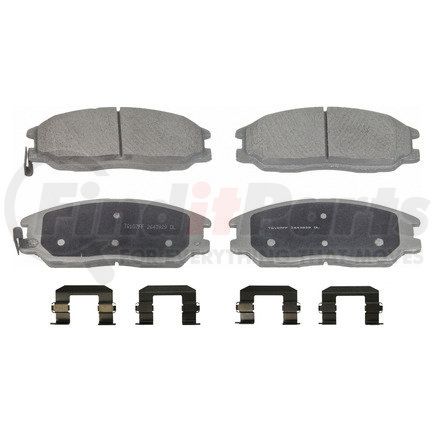 QC955 by WAGNER - Wagner Brake ThermoQuiet QC955 Ceramic Disc Brake Pad Set