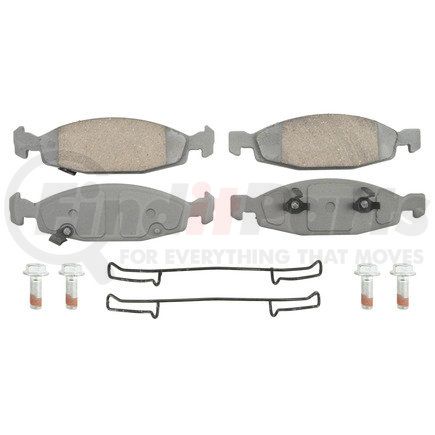 QC942 by WAGNER - Wagner Brake ThermoQuiet QC942 Ceramic Disc Brake Pad Set