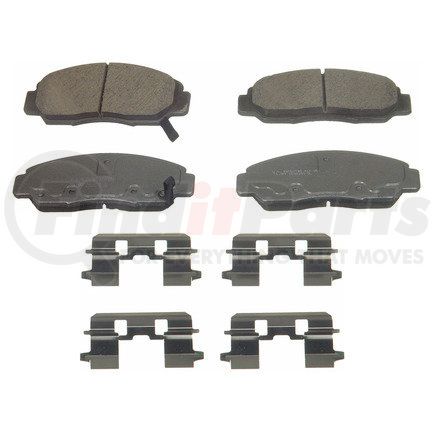 QC959 by WAGNER - Wagner Brake ThermoQuiet QC959 Ceramic Disc Brake Pad Set