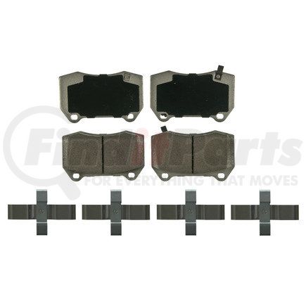QC960 by WAGNER - Wagner Brake ThermoQuiet QC960 Ceramic Disc Brake Pad Set