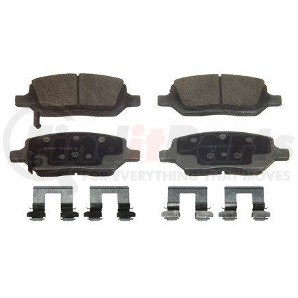 QC1093 by WAGNER - Wagner Brake ThermoQuiet QC1093 Ceramic Disc Brake Pad Set