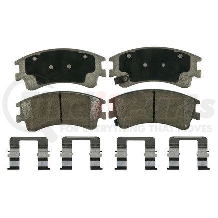 QC957 by WAGNER - Wagner Brake ThermoQuiet QC957 Ceramic Disc Brake Pad Set