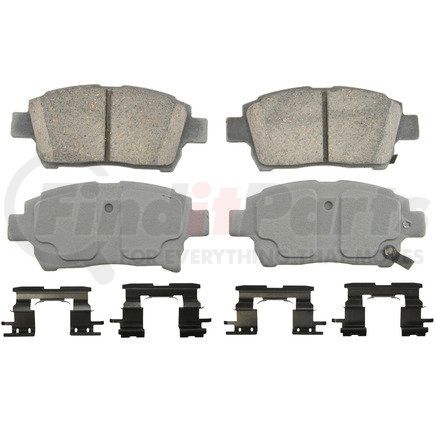 QC990 by WAGNER - Wagner Brake ThermoQuiet QC990 Ceramic Disc Brake Pad Set