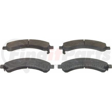 QC989 by WAGNER - Wagner Brake ThermoQuiet QC989 Ceramic Disc Brake Pad Set