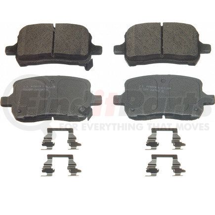 QC1028 by WAGNER - Wagner Brake ThermoQuiet QC1028 Ceramic Disc Brake Pad Set