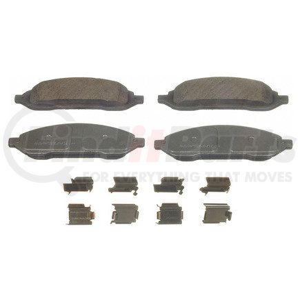 QC1022 by WAGNER - Wagner Brake ThermoQuiet QC1022 Ceramic Disc Brake Pad Set