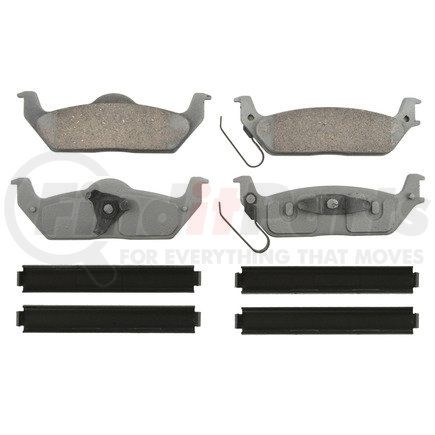 QC1012A by WAGNER - Wagner Brake ThermoQuiet QC1012A Ceramic Disc Brake Pad Set